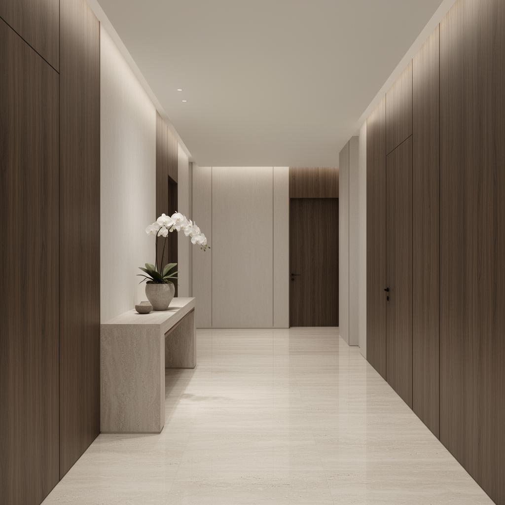 Minimalist private clinic interior